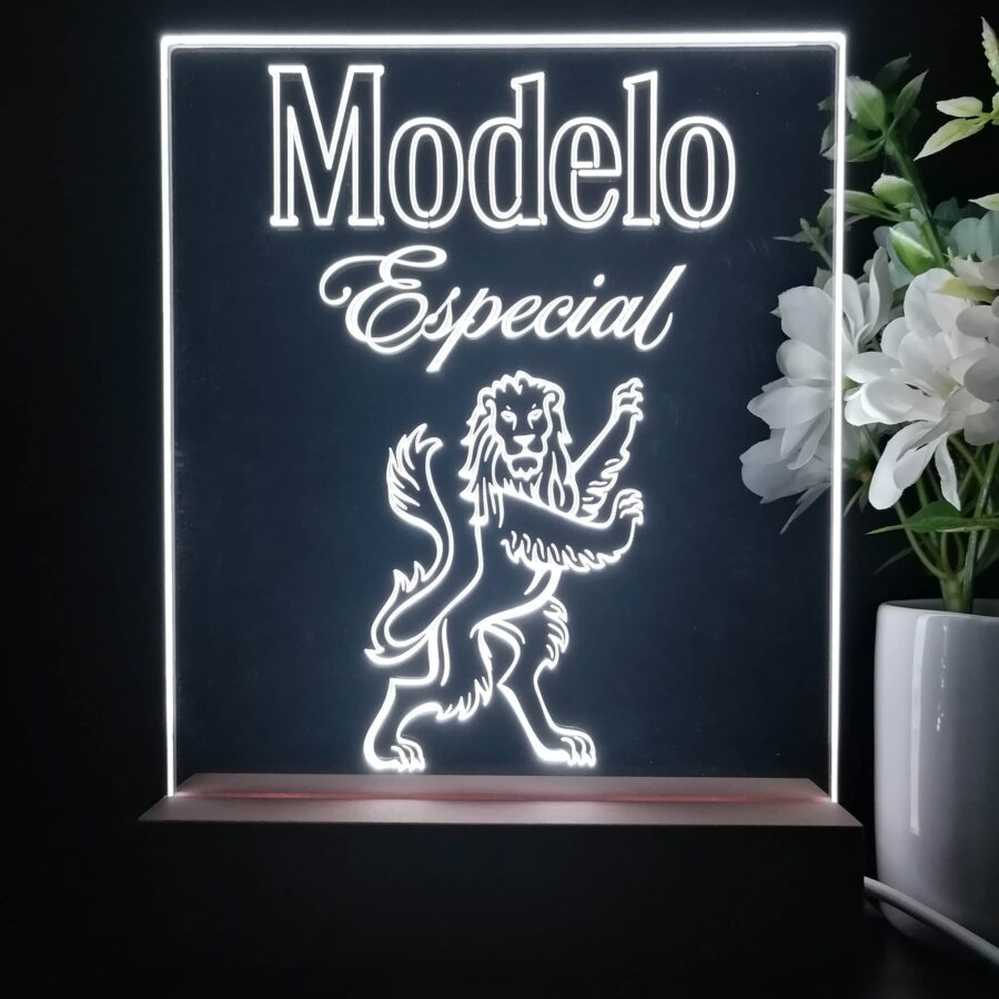 Modelo Especial Vertical Night Light Neon Pub Bar Lamp