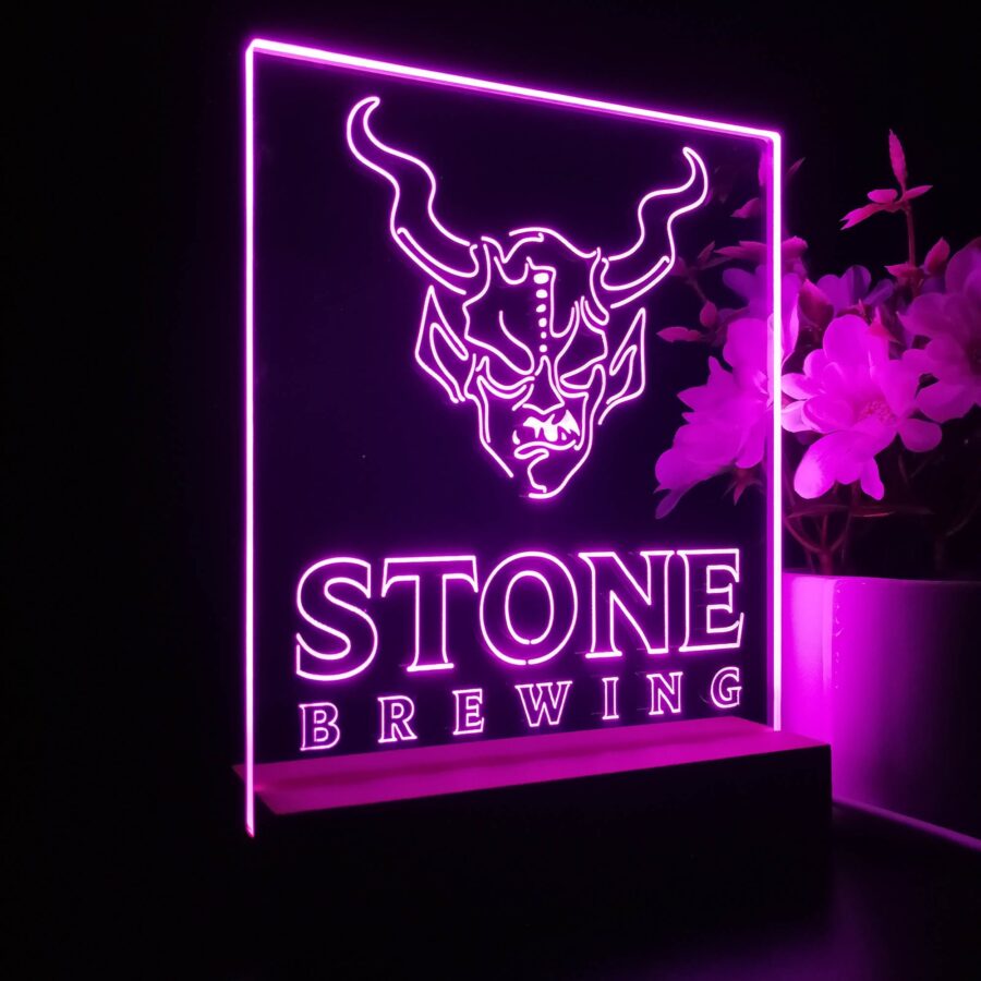 Stone Brewing Neon Sign Pub Bar Lamp - Image 5