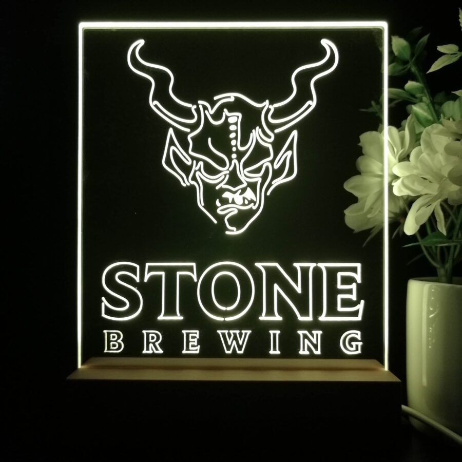 Stone Brewing Neon Sign Pub Bar Lamp - Image 3
