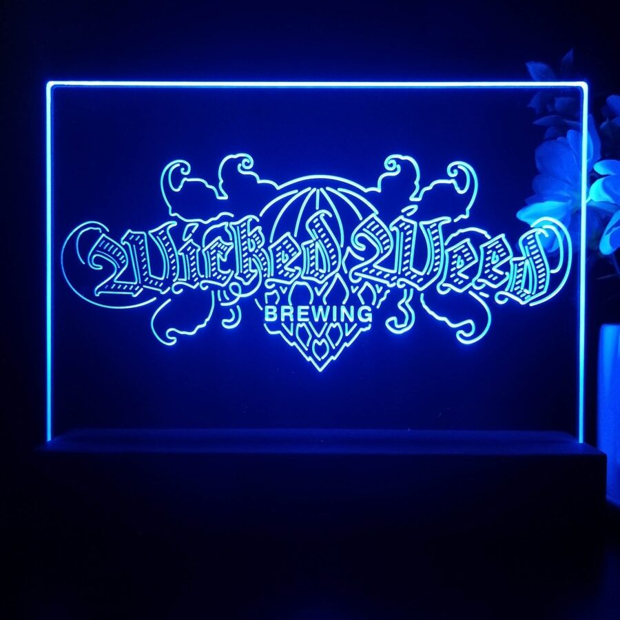 Wicked Weed Brewing Co Neon Sign Pub Bar Decor Lamp