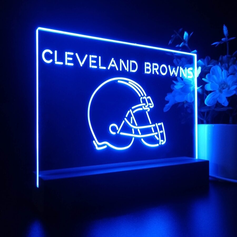 Cleveland Browns Neon Sign Pub Bar Lamp - Image 7