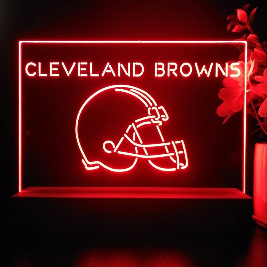 Cleveland Browns Neon Sign Pub Bar Lamp - Image 3