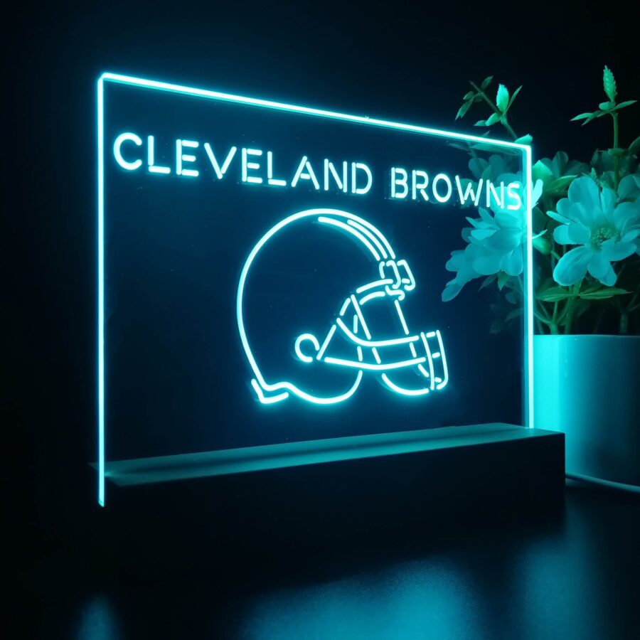 Cleveland Browns Neon Sign Pub Bar Lamp - Image 5