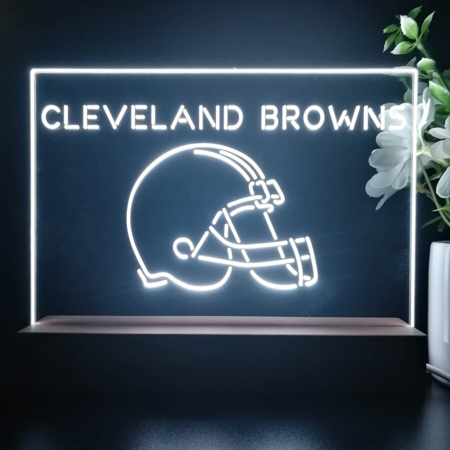 Cleveland Browns Neon Sign Pub Bar Lamp - Image 4