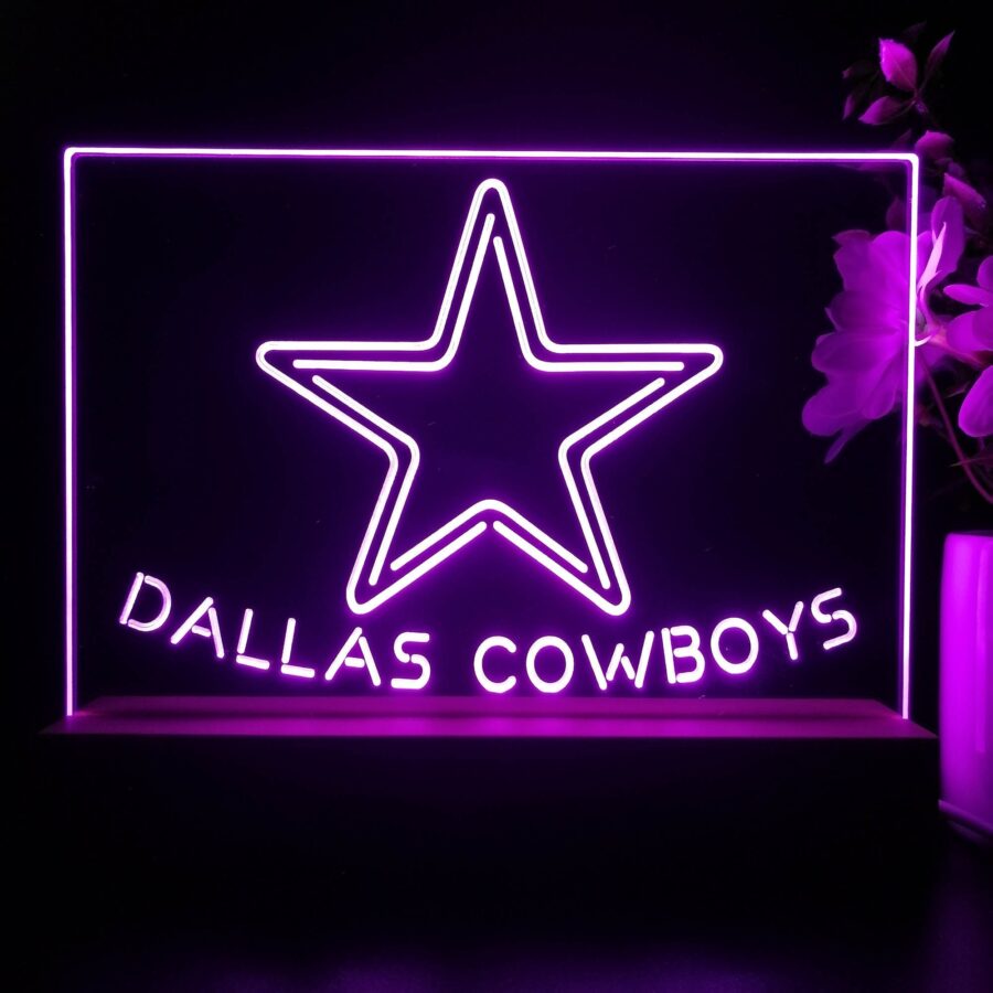 Dallas Cowboys Neon Light Led Sign Style 2 - Image 3