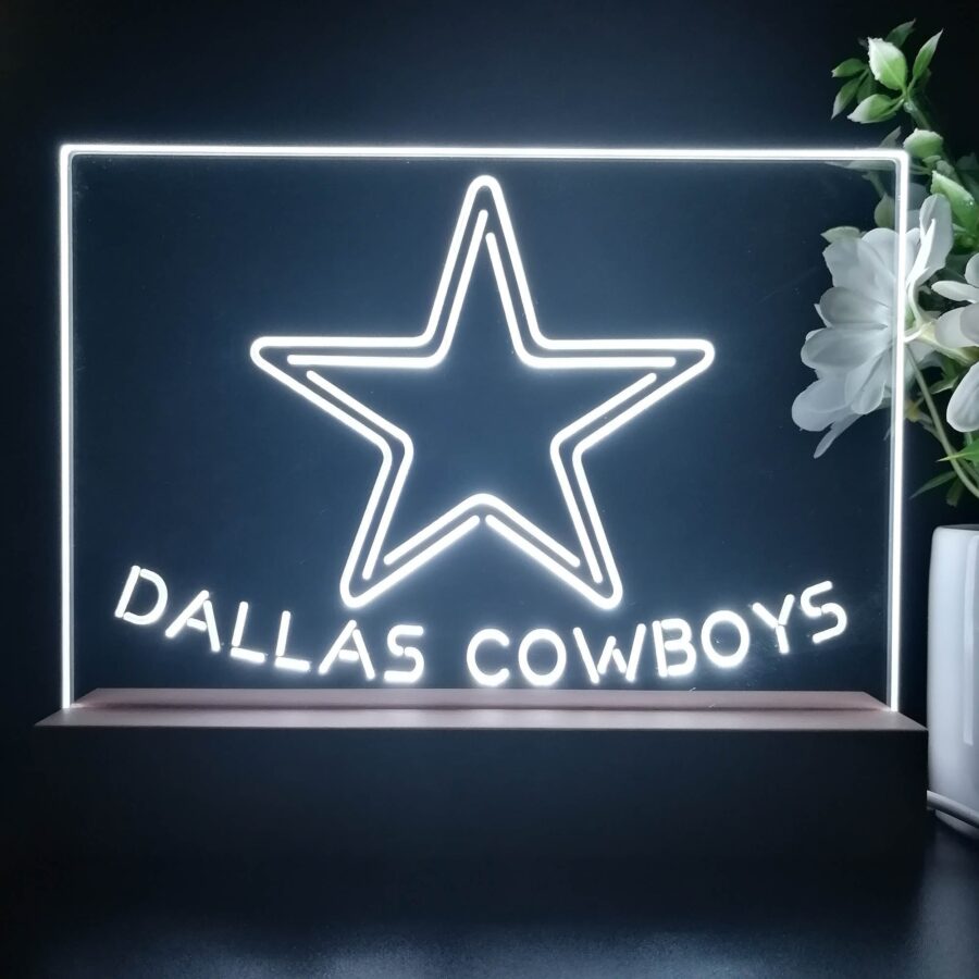 Dallas Cowboys Neon Light Led Sign Style 2 - Image 2