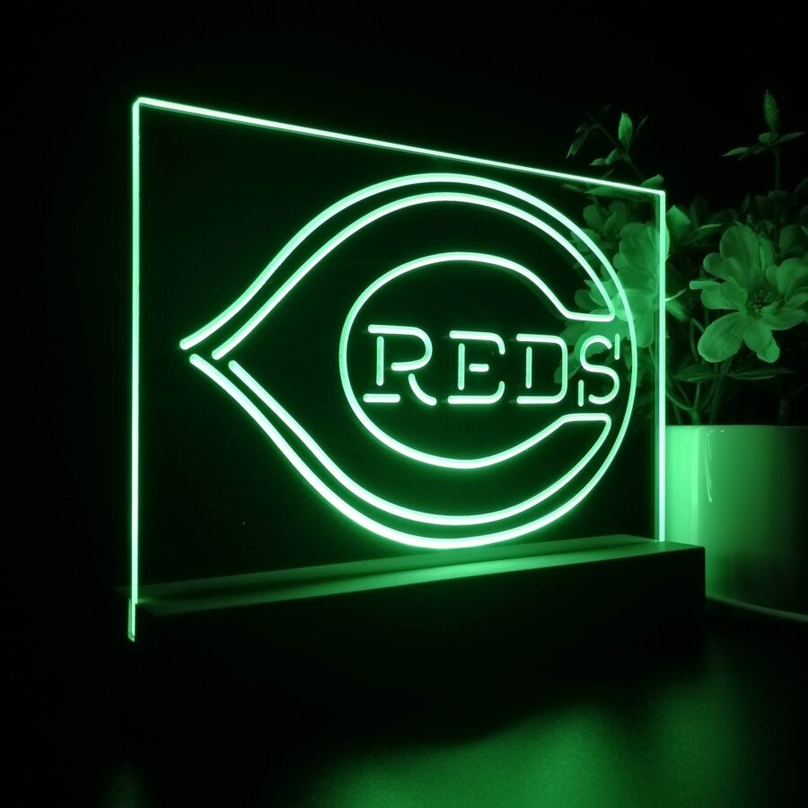 Cincinnati Reds Neon Sign Pub Bar Lamp - Image 7