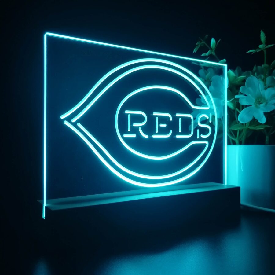 Cincinnati Reds Neon Sign Pub Bar Lamp - Image 6