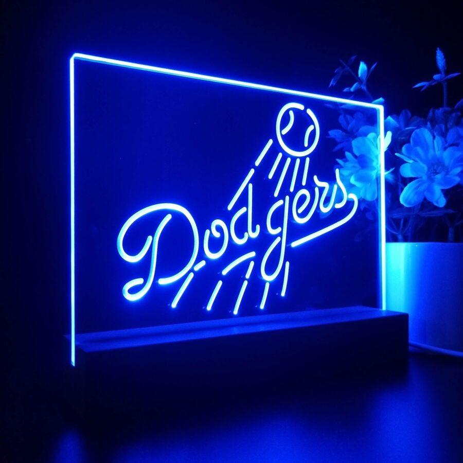 Los Angeles Dodgers Neon Sign Pub Bar Lamp - Image 7