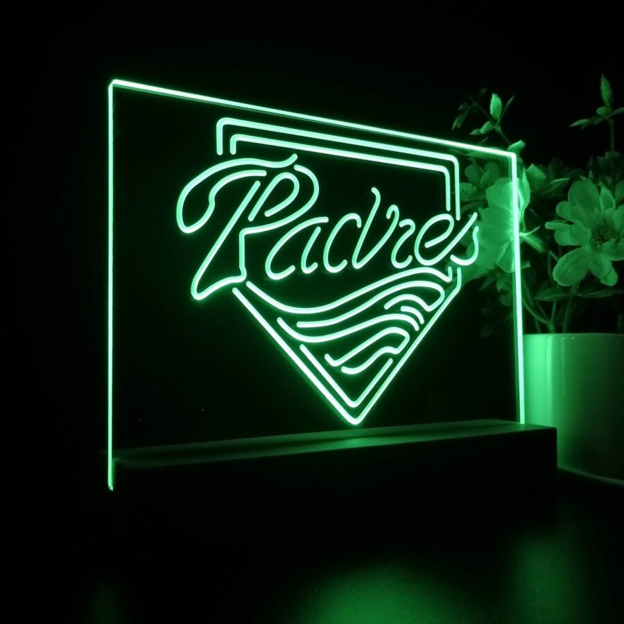 San Diego Padres Neon Sign Pub Bar Lamp - Image 6