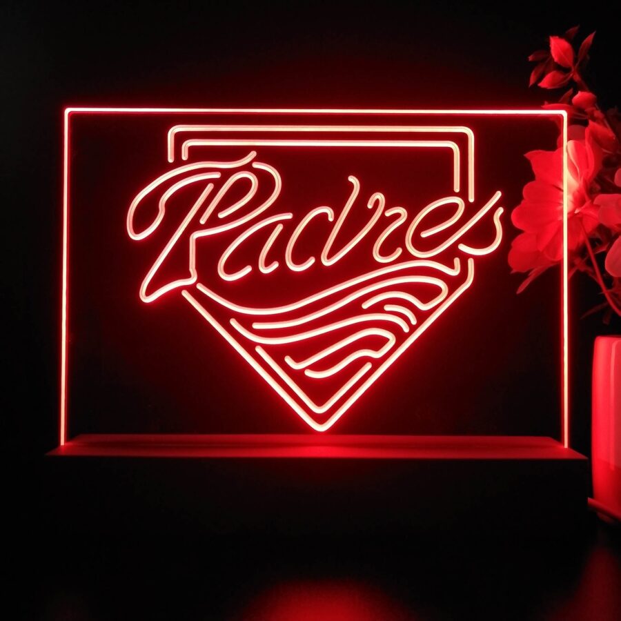 San Diego Padres Neon Sign Pub Bar Lamp - Image 3