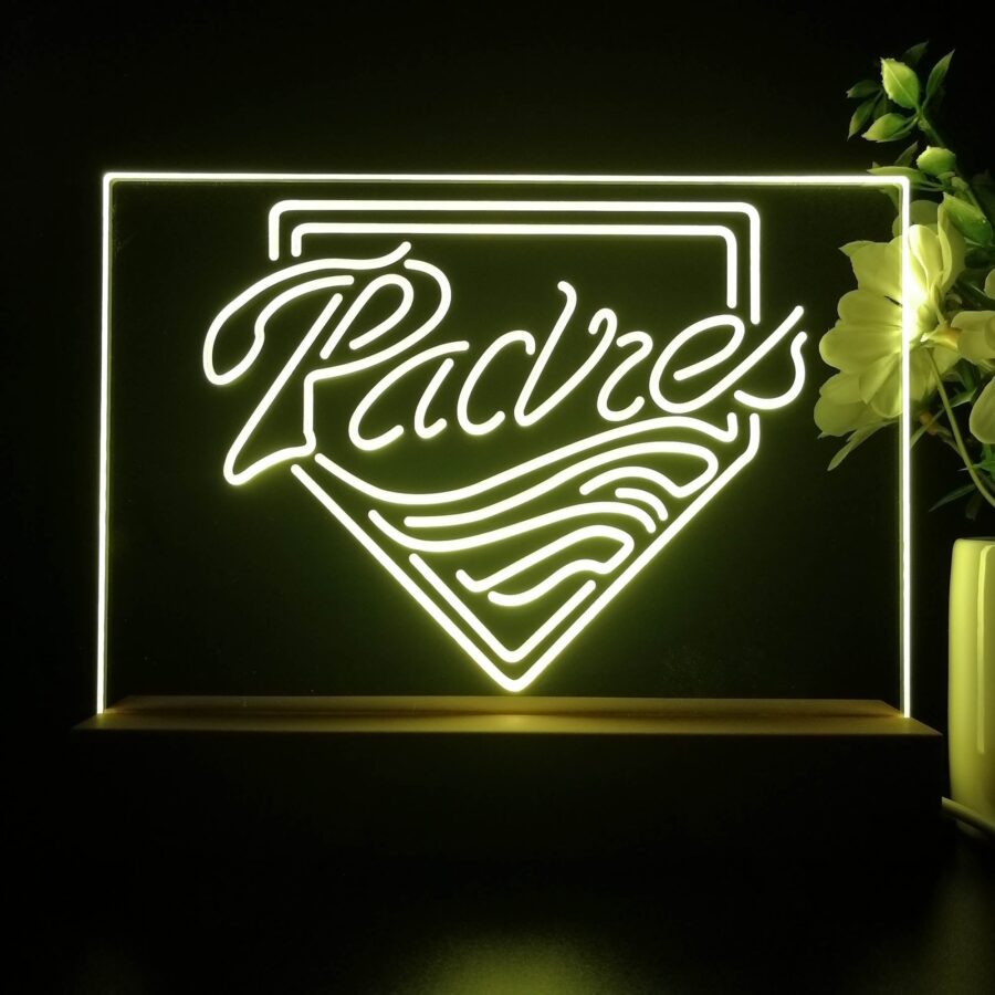 San Diego Padres Neon Sign Pub Bar Lamp - Image 4