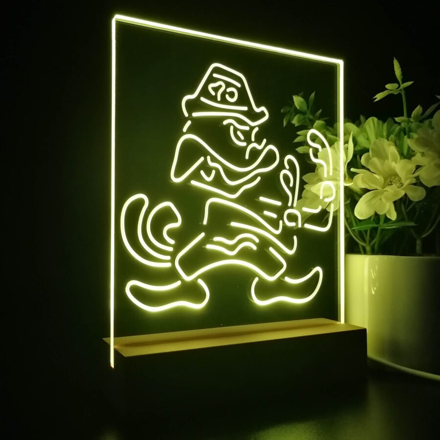 Notre Dame Fighting Irish Neon Sign Table Top Lamp - Image 5