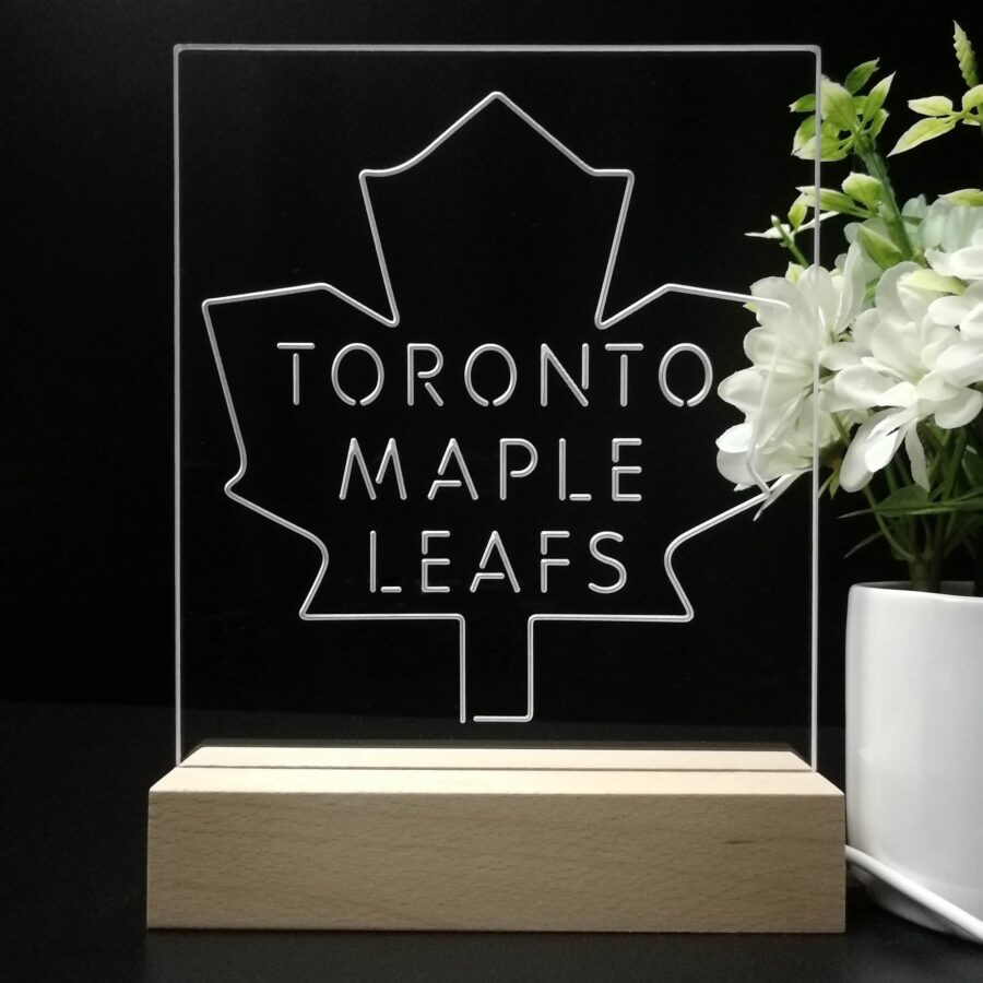 Toronto Maple Leafs Night Light Neon Pub Bar Lamp - Image 8
