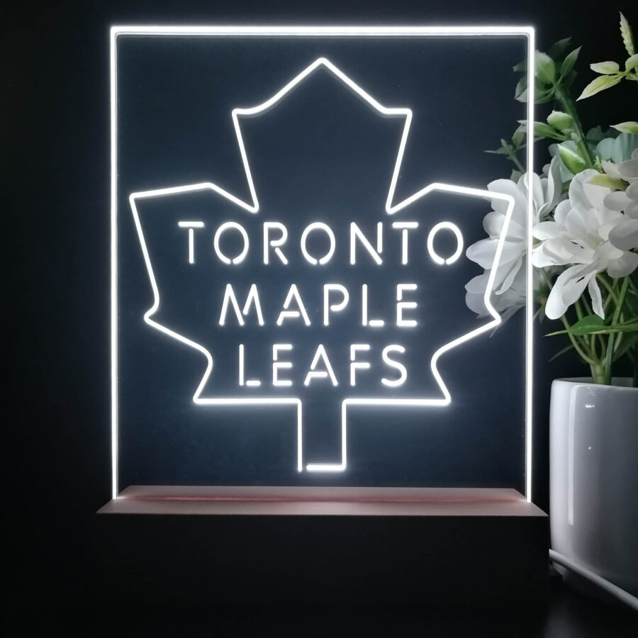 Toronto Maple Leafs Night Light Neon Pub Bar Lamp - Image 4