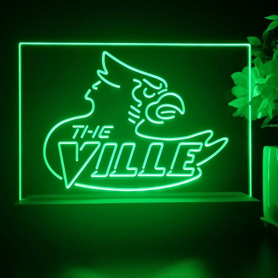 Louisville Cardinals Night Light Pub Bar Lamp - Image 2