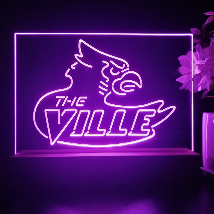 Louisville Cardinals Night Light Pub Bar Lamp