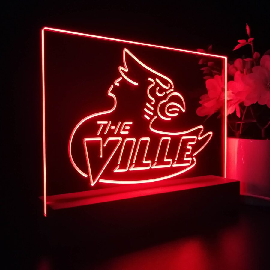 Louisville Cardinals Night Light Pub Bar Lamp - Image 5