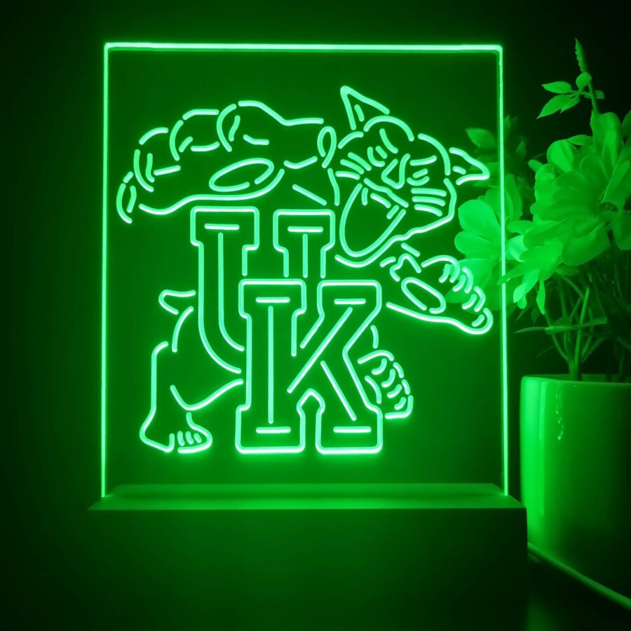 Kentucky Wildcats 3D Illusion Night Light Desk Lamp - Image 4