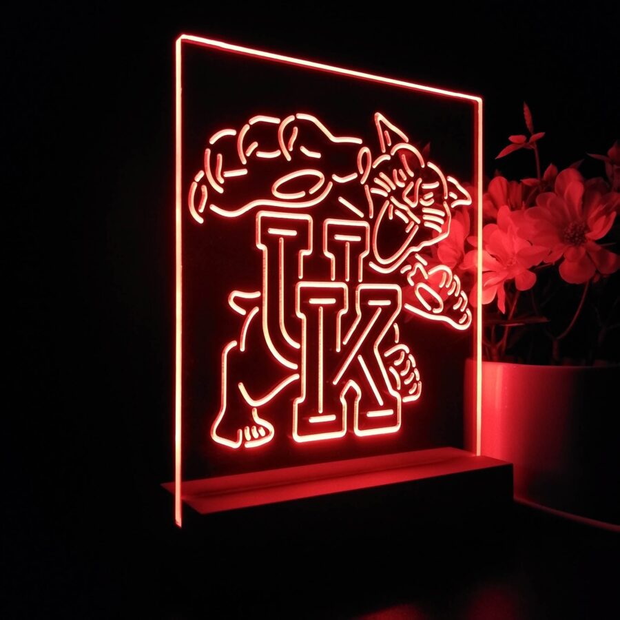 Kentucky Wildcats 3D Illusion Night Light Desk Lamp - Image 7