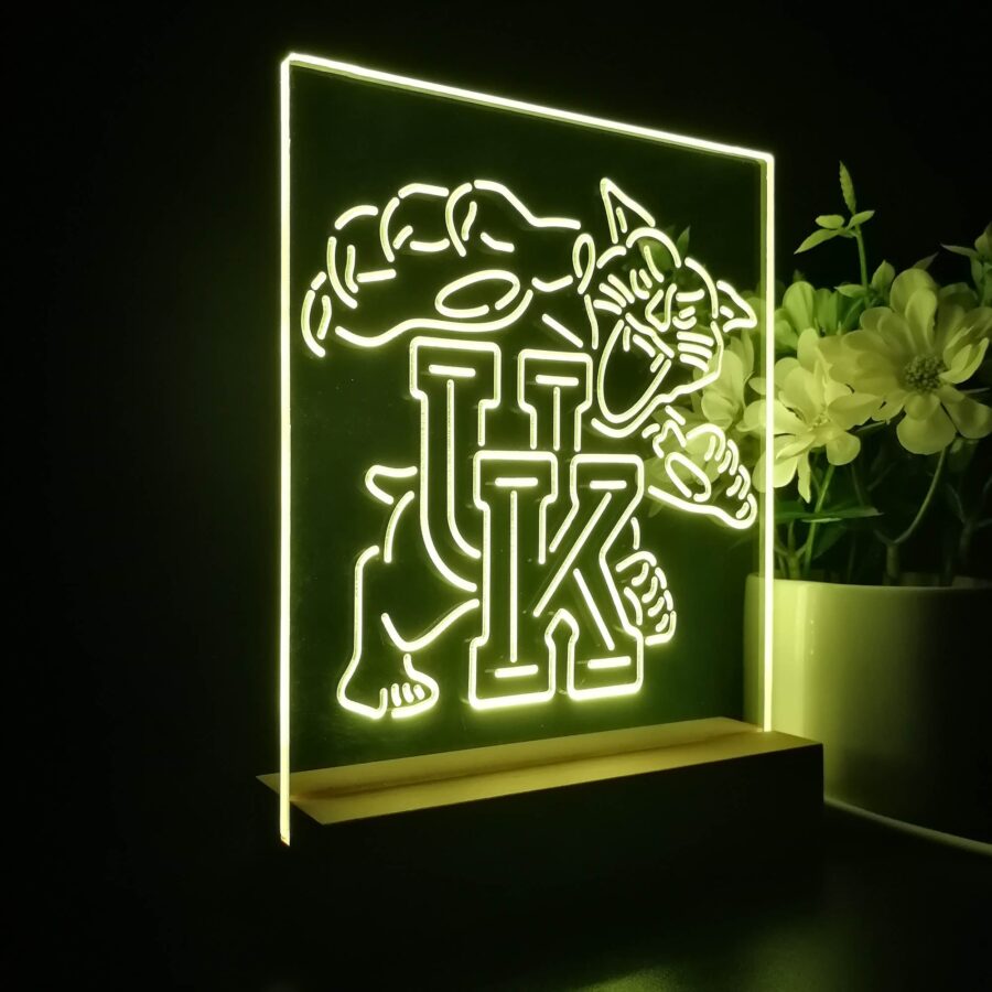 Kentucky Wildcats 3D Illusion Night Light Desk Lamp - Image 5