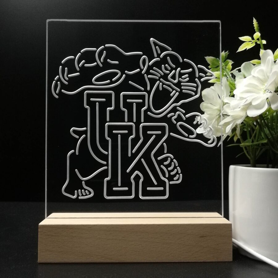 Kentucky Wildcats 3D Illusion Night Light Desk Lamp - Image 8