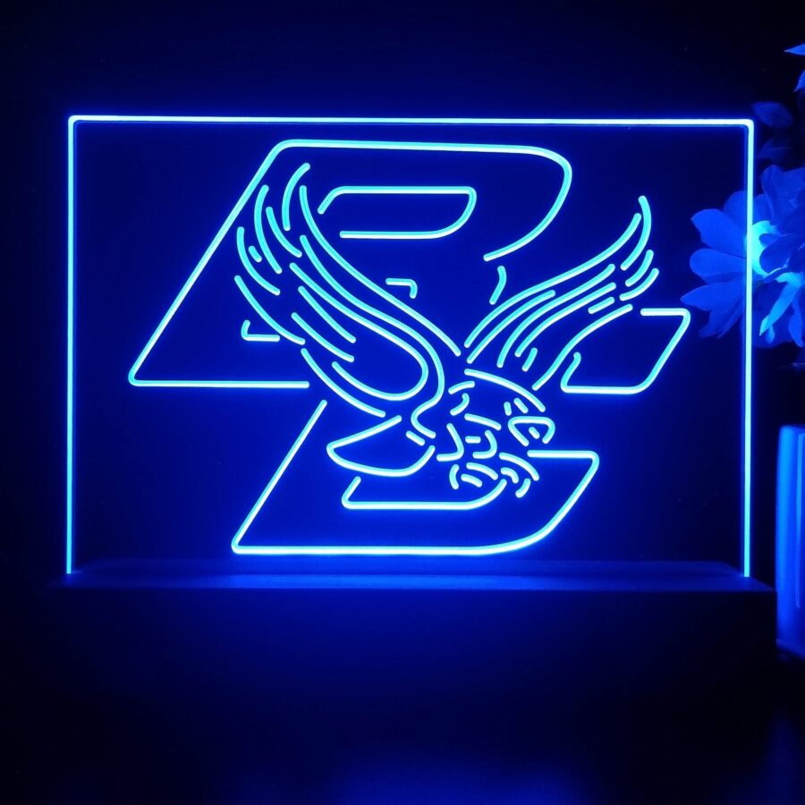 Boston College Golden Eagles Night Light Pub Bar Lamp - Image 2