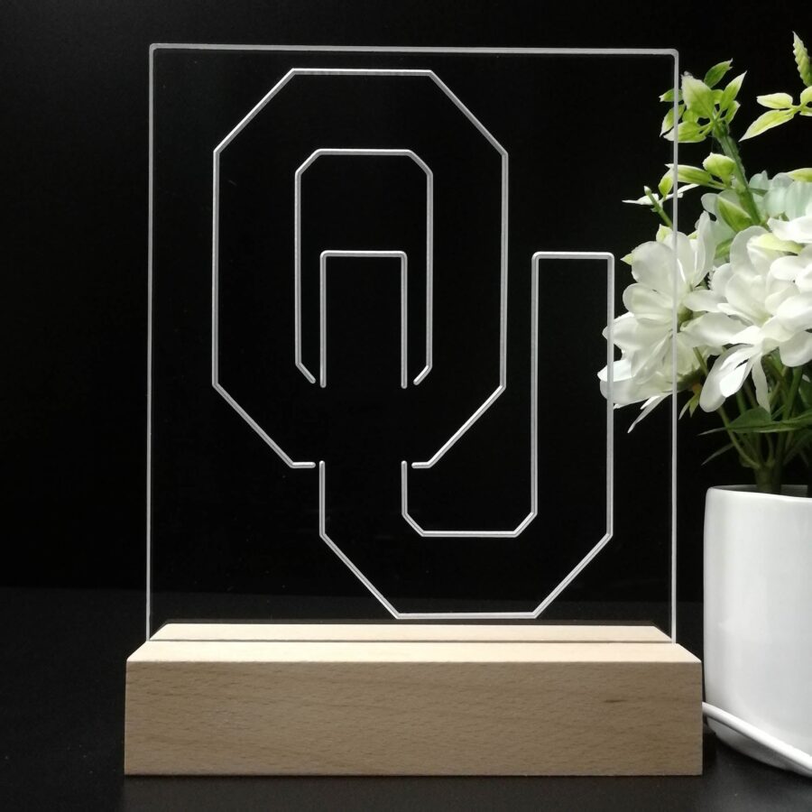 Oklahoma Sooners Neon Sign Pub Bar Lamp - Image 8