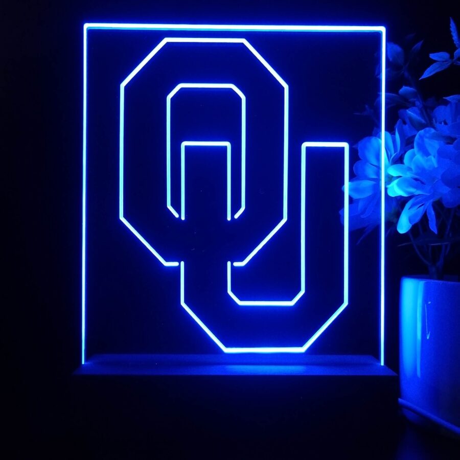 Oklahoma Sooners Neon Sign Pub Bar Lamp - Image 5