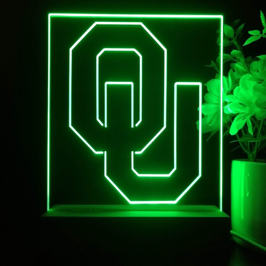 Oklahoma Sooners Neon Sign Pub Bar Lamp - Image 3