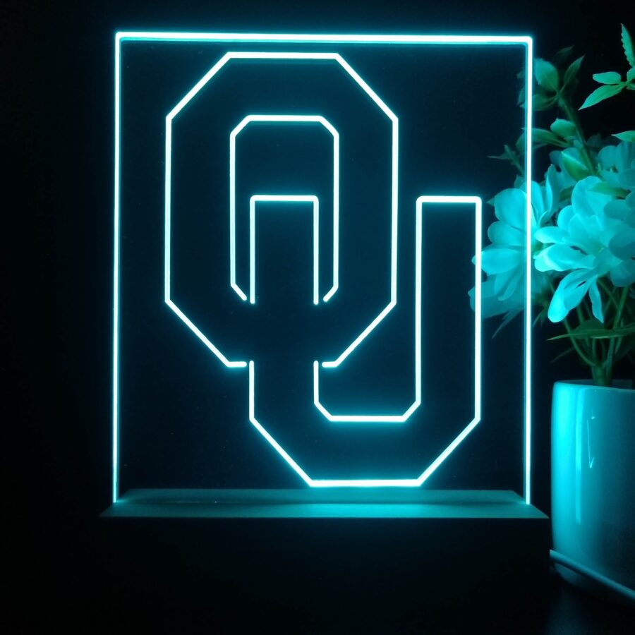Oklahoma Sooners Neon Sign Pub Bar Lamp - Image 2