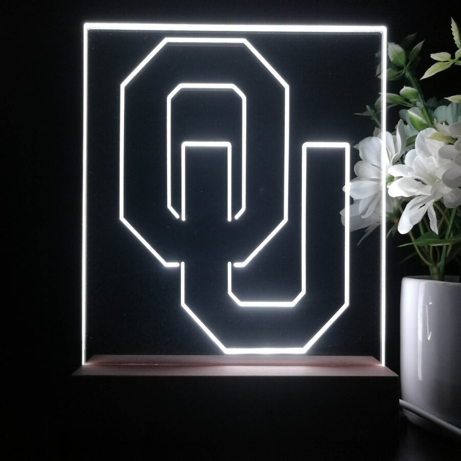 Oklahoma Sooners Neon Sign Pub Bar Lamp - Image 4
