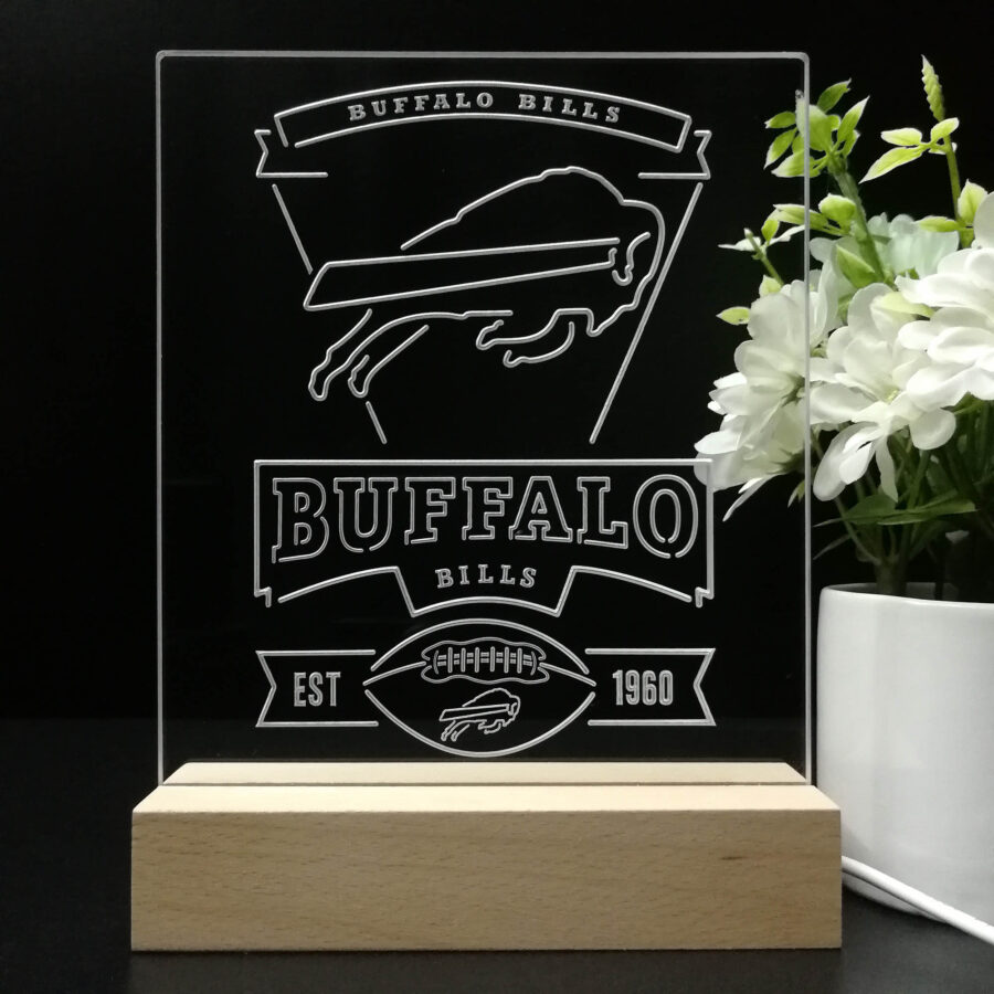 Buffalo Bills Souvenir Neon Sign Pub Bar Lamp - Image 8