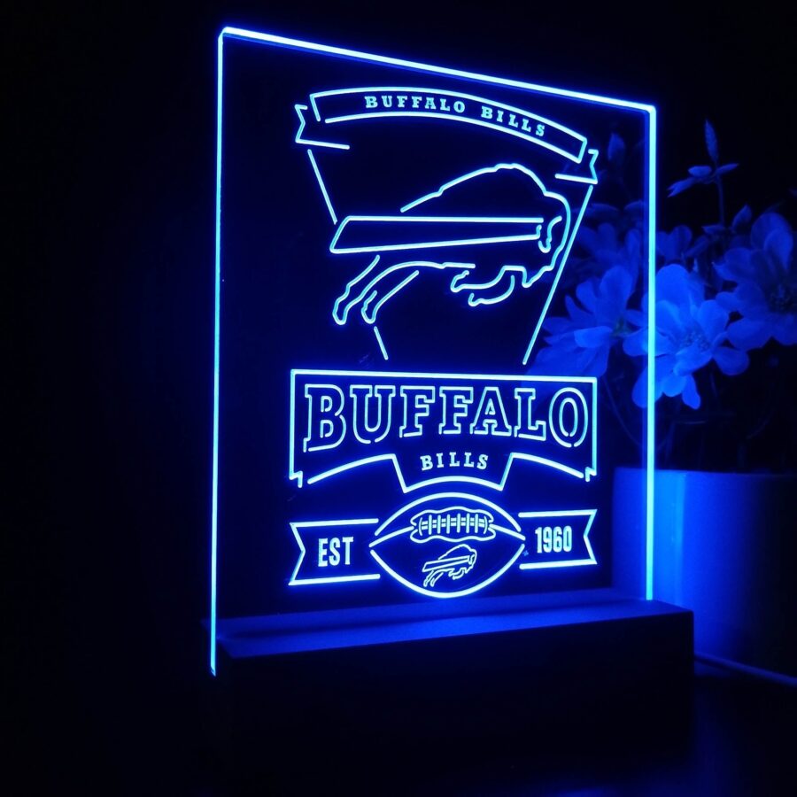 Buffalo Bills Souvenir Neon Sign Pub Bar Lamp