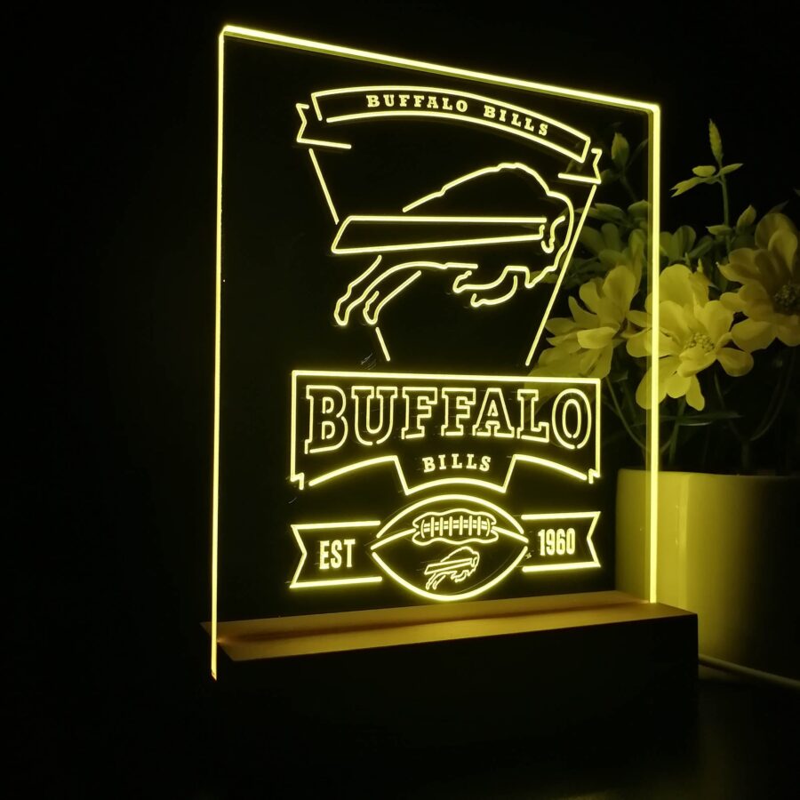 Buffalo Bills Souvenir Neon Sign Pub Bar Lamp - Image 7