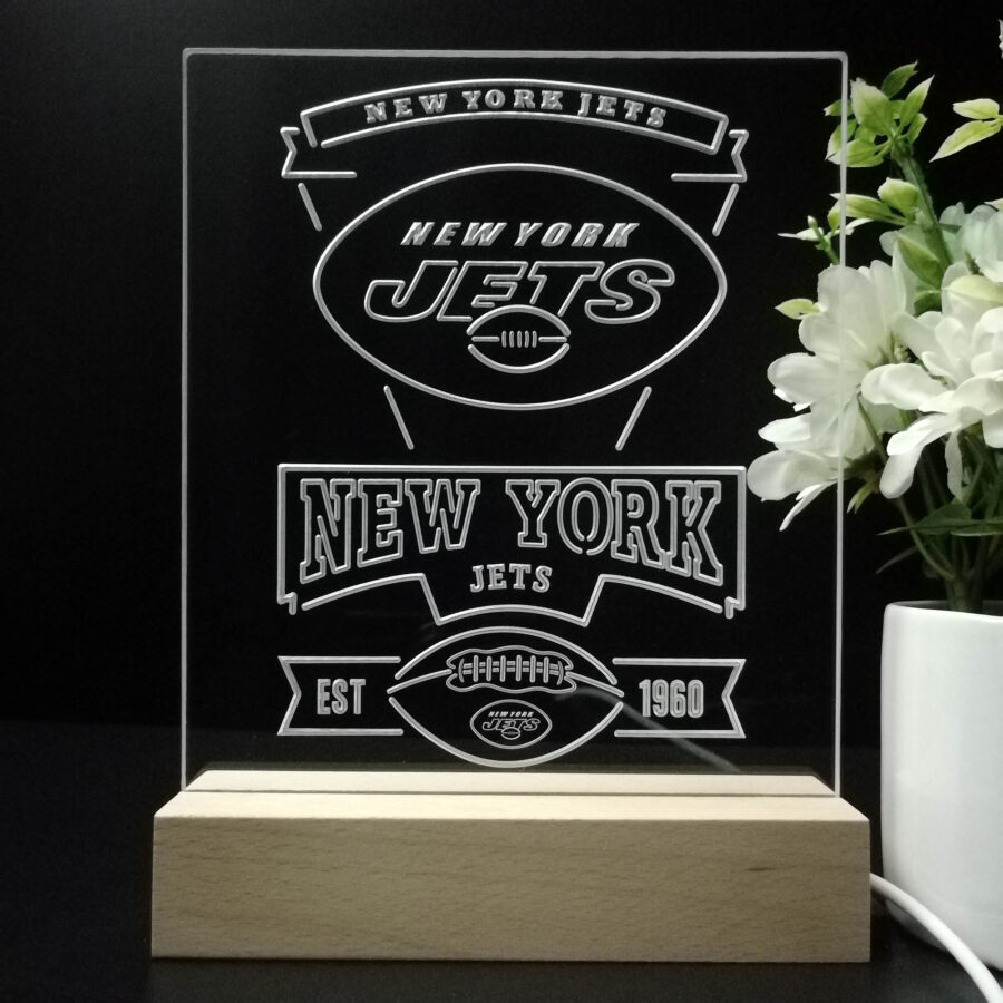 New York Jets Neon Sign Pub Bar Lamp Style 3 - Image 8