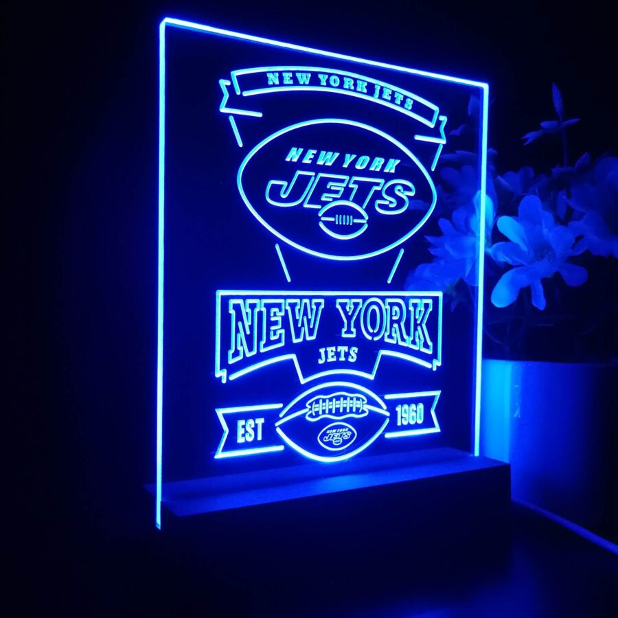 New York Jets Neon Sign Pub Bar Lamp Style 3 - Image 6