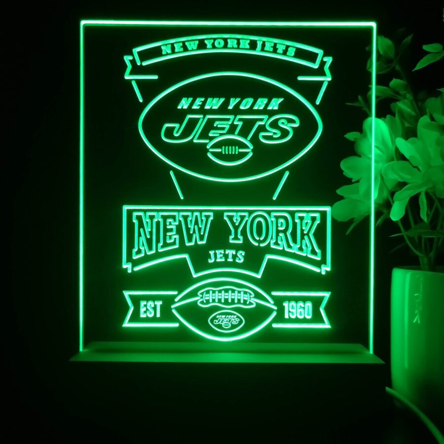 New York Jets Neon Sign Pub Bar Lamp Style 3 - Image 3