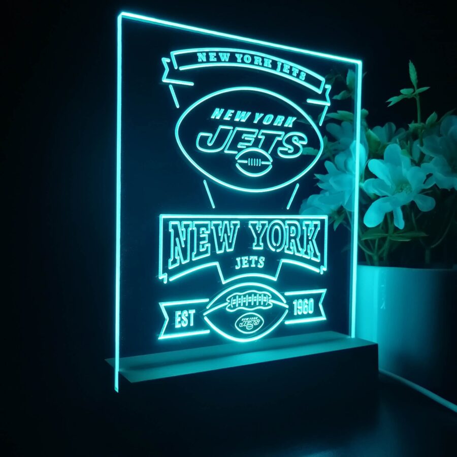 New York Jets Neon Sign Pub Bar Lamp Style 3 - Image 5