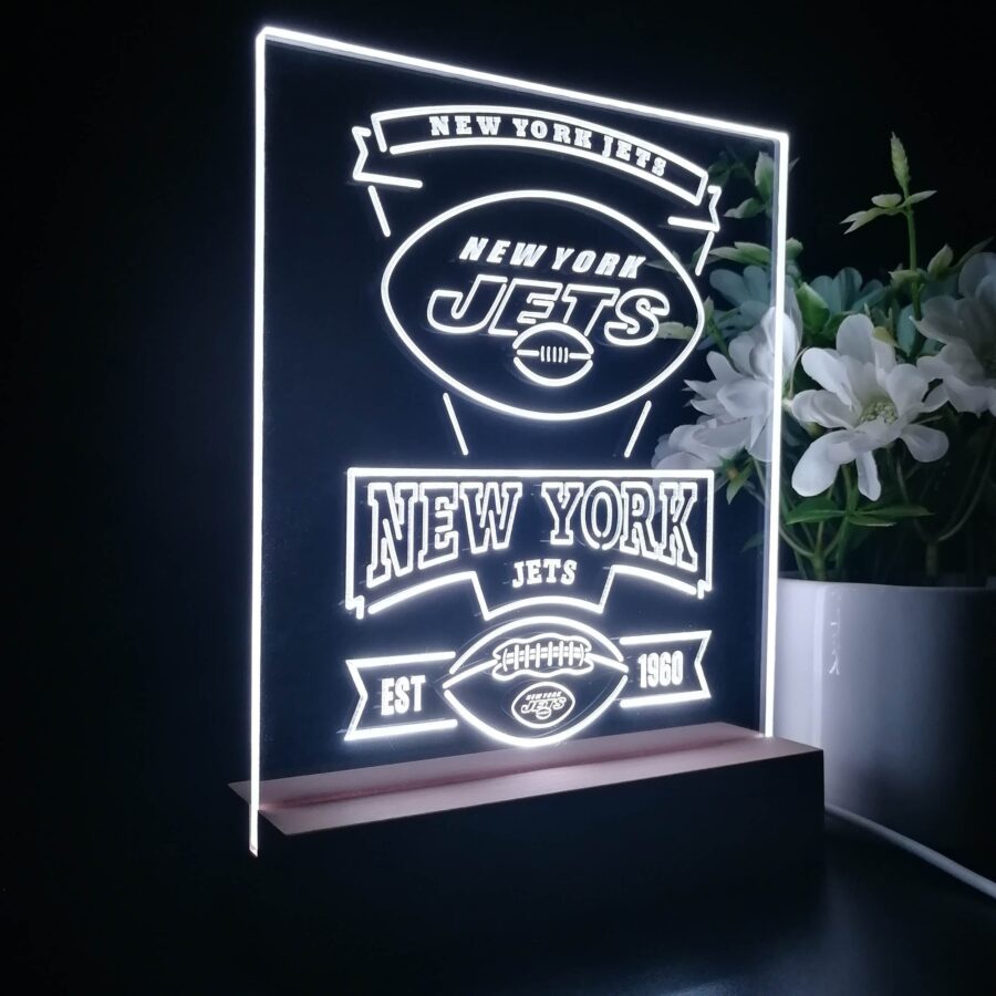 New York Jets Neon Sign Pub Bar Lamp Style 3 - Image 7