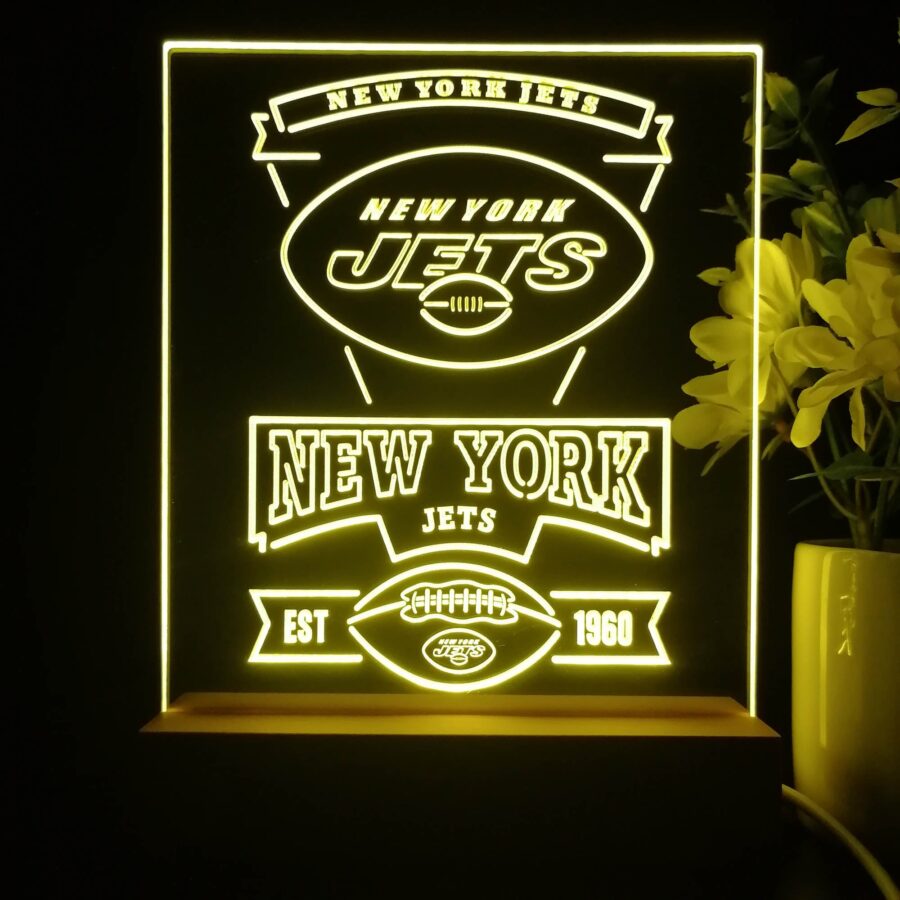 New York Jets Neon Sign Pub Bar Lamp Style 3 - Image 4