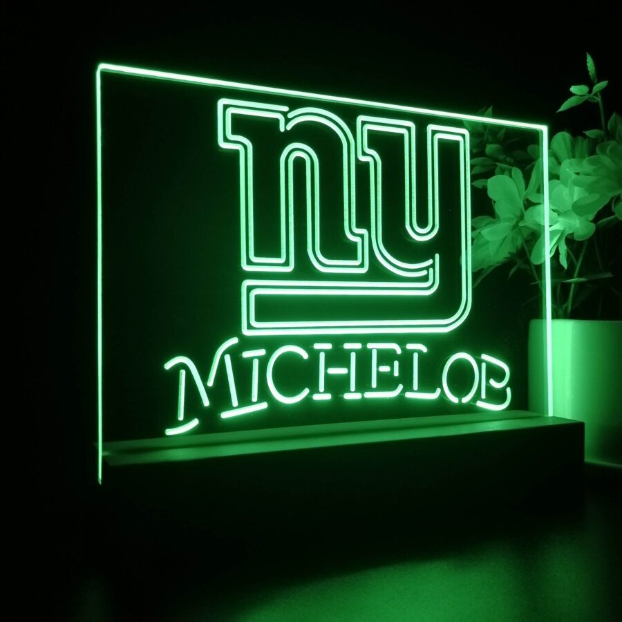 Michelob Bar New York Giants 3D Illusion Night Light Desk Lamp - Image 7