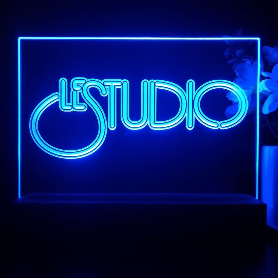 Studio Recording Service On Air 3D Illusion Night Light Desk Lamp - Image 3
