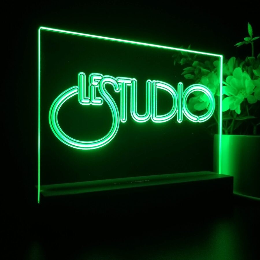 Studio Recording Service On Air 3D Illusion Night Light Desk Lamp - Image 7