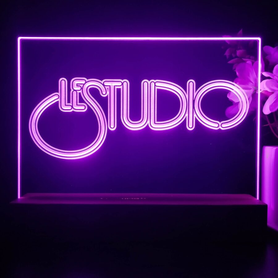 Studio Recording Service On Air 3D Illusion Night Light Desk Lamp - Image 2