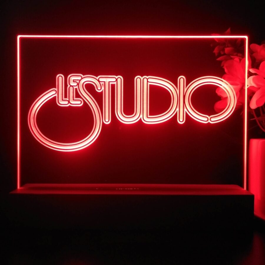 Studio Recording Service On Air 3D Illusion Night Light Desk Lamp - Image 4