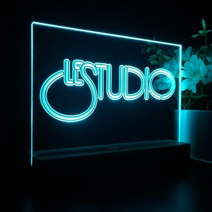 Studio Recording Service On Air 3D Illusion Night Light Desk Lamp - Image 5