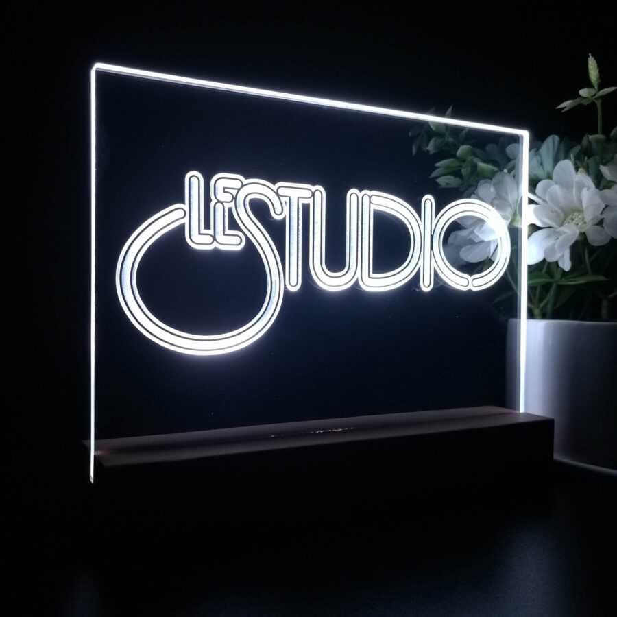 Studio Recording Service On Air 3D Illusion Night Light Desk Lamp - Image 6