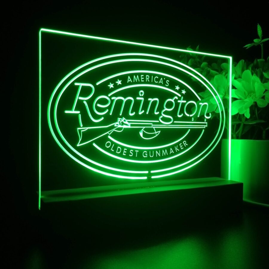 American Remington Garage 3D Illusion Night Light Desk Lamp - Image 5