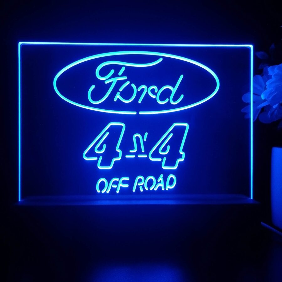 Ford 4X4 Off-Road Jeep 3D Illusion Night Light Desk Lamp
